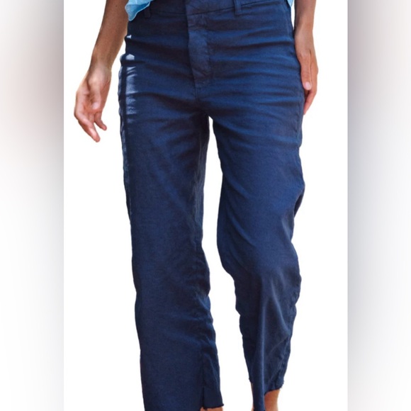 Frank & Eileen Kinsale Navy Pants. Size 10. Worn once. EUC
